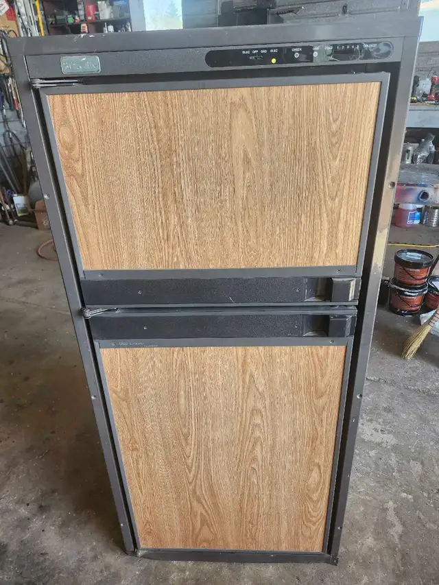 Propane and Electric Trailer Fridge