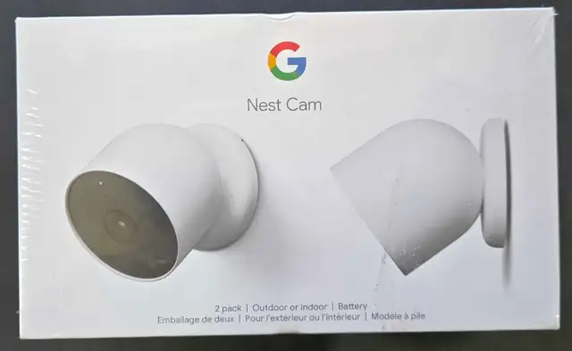 NEW 2 PACK GOOGLE NEST CAM BATTERY OUTDOOR/INDOOR