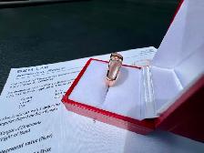 907 - KABANA - 14kt Rose Gold, Mother Of Pearl Ring Sz 6 3/4 - Photo 3