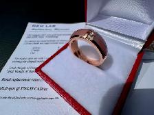 907 - KABANA - 14kt Rose Gold, Mother Of Pearl Ring Sz 6 3/4 - Photo 4