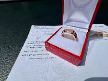 907 - KABANA - 14kt Rose Gold, Mother Of Pearl Ring Sz 6 3/4 - Photo 5