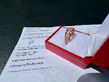 907 - KABANA - 14kt Rose Gold, Mother Of Pearl Ring Sz 6 3/4 - Photo 6