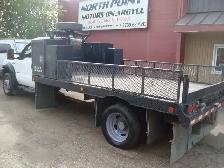 2007 FORD F-550 4X4 DRW DIESEL 6 SPEED 13.5 FEET FLAT DECK - Photo 2