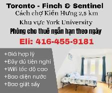 Toronto-Phòng cho thuê theo ngày