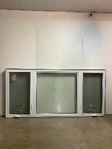 10797BP Fenêtre Battant PVC Blanc 3 sect 2 ouvr 96 1/4 x 46 1/2 - Photo 2