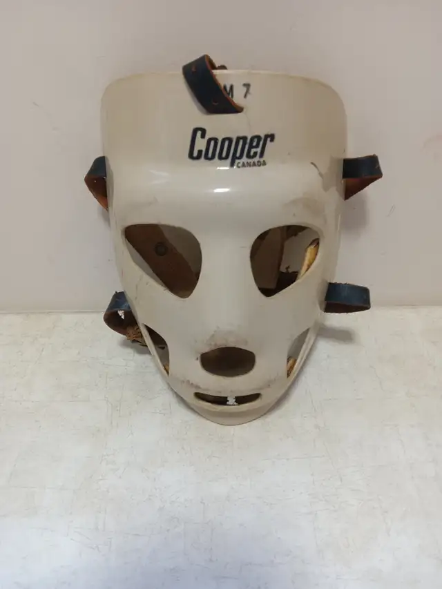 1962 Cooper HM 7 Goalie Mask Jacques Plante