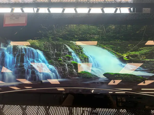 "moving" waterfall picture