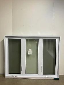 10907BP Fenêtre Battant PVC Blanc 3 sect 2 ouvr 58 7/8 x 46 1/2 - Photo 2