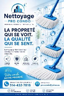 Entretien ménager de copropriétés, espaces communs
