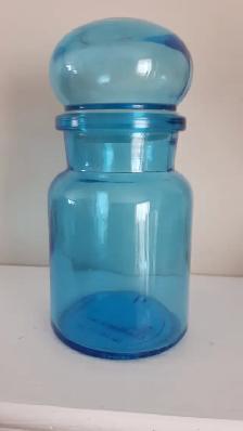 POTNEUF VERRE ÉPAIS DUBELGIQUE 6'HAU FERMETURE HERMÉTIQUE $10.00