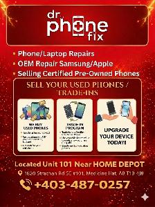 CHEAP PHONE REPAIR IN MEDICINE HAT- DR PHONE FIX'