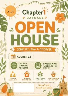 Open House Chapter1 Daycare Montgomery