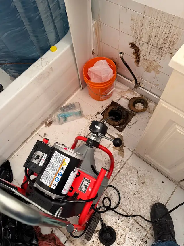 Unclogging Drain
