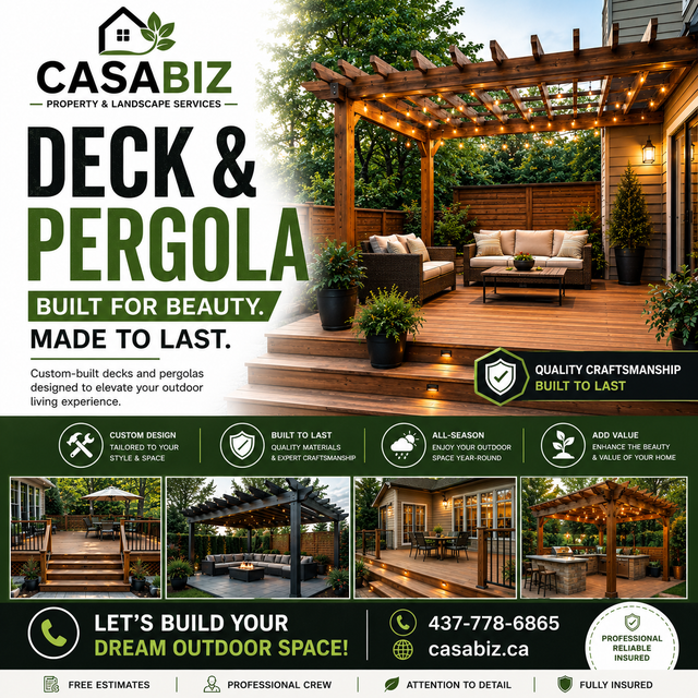 Gazeebo/Pergolas Installation