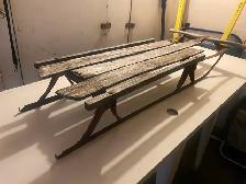 Vintage antique collectable snow sled - Photo 3