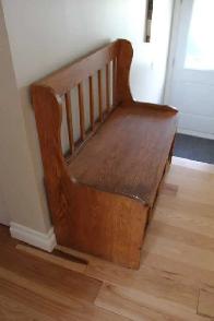 Banc d’entrée en bois A1, 65$ livré - Photo 3
