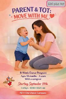 Parent & Tot: Move with Me - Dance Program