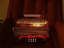 HOHNER  CORSA  2-row button accordian, made in Germany