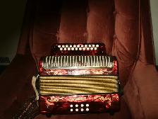 HOHNER  CORSA  2-row button accordian, made in Germany - Photo 2
