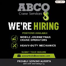 ABCO Crane Services - Journeyman Crane Operator