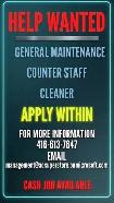 CASH JOB AVAILABLE