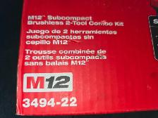 Milwaukee Tool 12V M12 Brushless Cordless Drill Driver Tool Kit - Photo 9