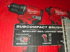 Milwaukee Tool 12V M12 Brushless Cordless Drill Driver Tool Kit - Photo 10