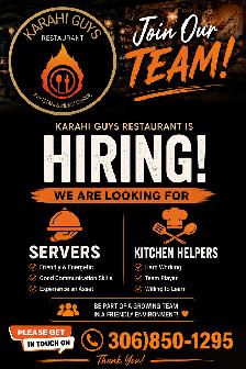 Server/ kitchen helper needed