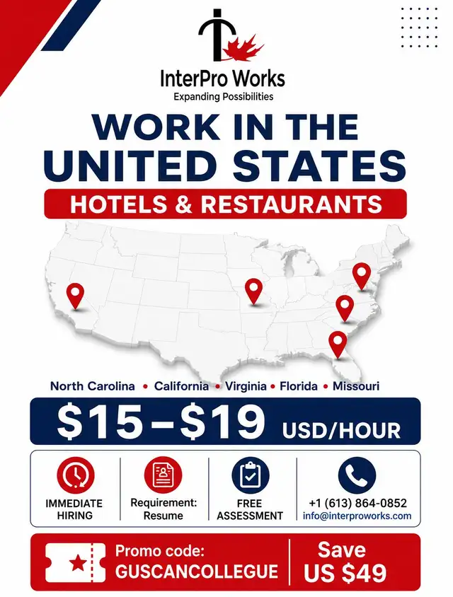 Hotel & Restaurant Jobs in the USA