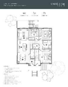 3 Bedroom, 1 Bath apartment