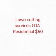 Lawn cutting $50
