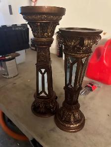 2 candle holders