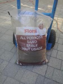 3/4 bag of sand free