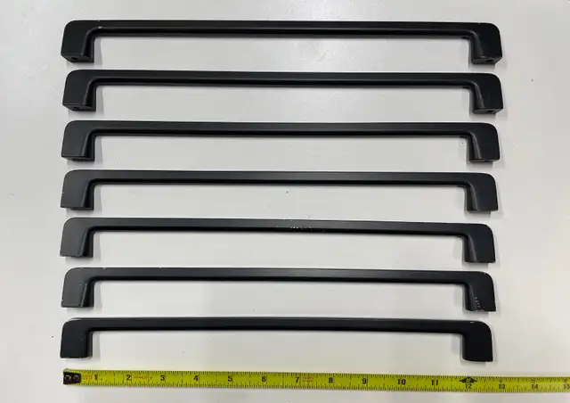 Seven Aluminum CUPBOARD or DOOR PULLS