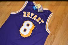 New w/ Tags KOBE BRYANT All Embroidered Jersey - Photo 8