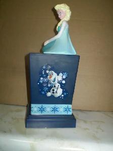 DISNEY FROZEN ELSA COIN BANK-KEEPS COUNT-USED- $20 - Photo 2