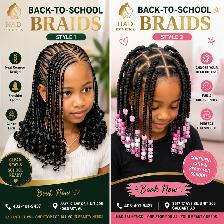 Had Esthetics Back to School Braids and Facials