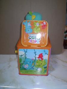 Baby Dino Jack-in-the Box- used-works-$15 - Photo 3