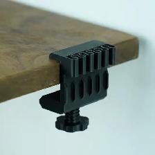 Table Side Data Cable Clamp Organizer - 3 Pieces (White & Black) - Photo 2