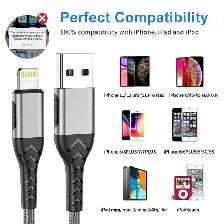 Long 10' USB3 to Lightning Cable for iPhone and iPad - Photo 2