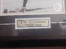 Framed Ty Cobb photohraph - Photo 2