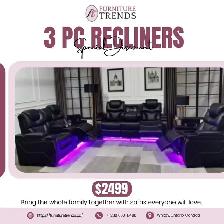 Huge Sales on 3pc Reclining Sofa Set - Photo 9