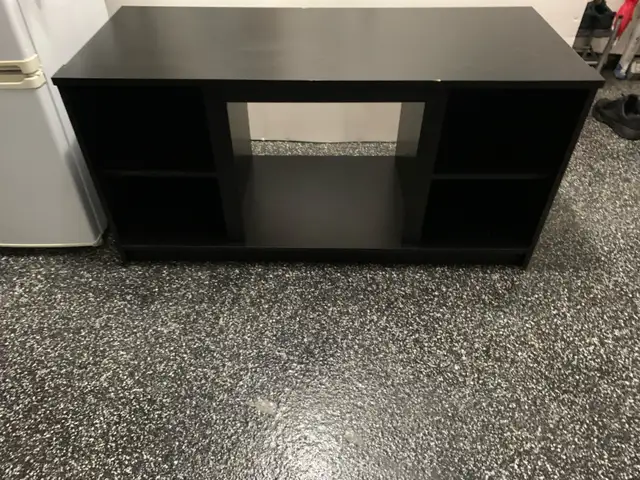 Black Wooden TV Stand