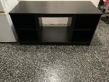 Black Wooden TV Stand