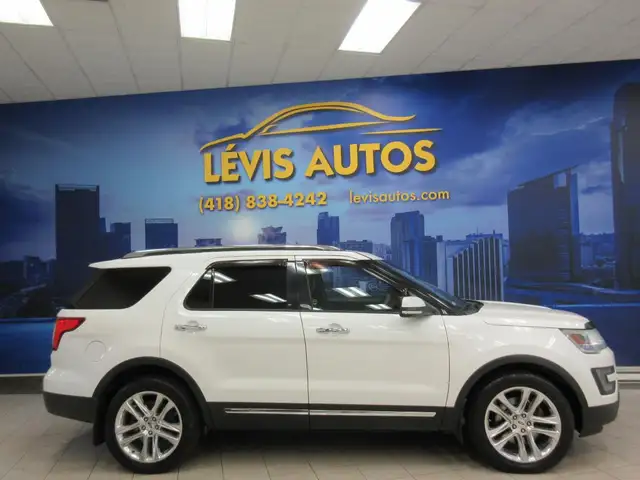 FORD EXPLORER 2016 LIMITED 4WD 7 PASSAGERS CUIR BRUN / GPS NAVIG