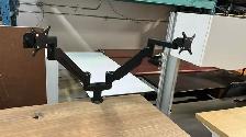VIVO Mechanical Spring Dual Monitor Desk Mount | $40 Each!