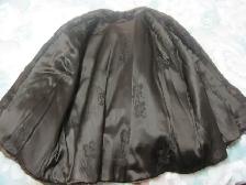 Très beau manteau en fourrure de rat musqué / muskrat fur coat - Photo 5