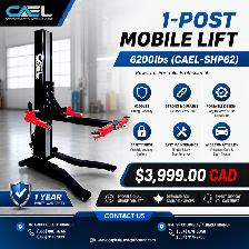 New CAEL Single Post Hoist 6200lbs –Certified &Warranty &Finan