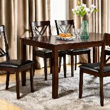 New 7-Piece Wooden Dining Set For 6 Person Clearance Sale - Photo 2