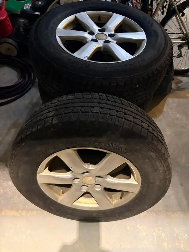 Set of Winter Tires - 245/65R17 on Toyota Highlander Rims